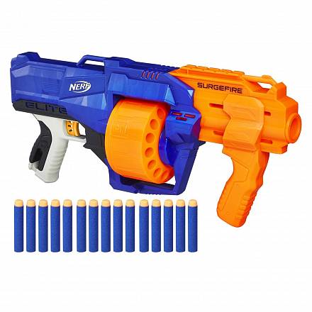 Бластер Nerf Nstrike Elite Surgefire с 15 дротиками 